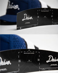 Drive Cursive Logo White Rope Hat